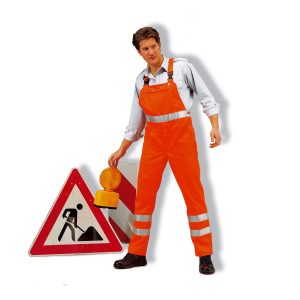 Kübler Hi-Vis Latzhose 270 Orange mit Reflexstreifen *RP*