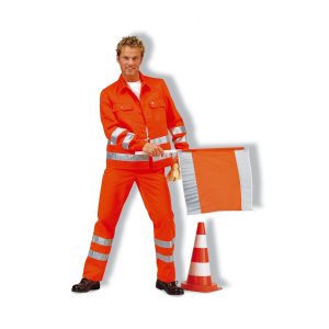 Kübler Hi-Vis Bundhose 270 Orange mit Reflexstreifen *RP*