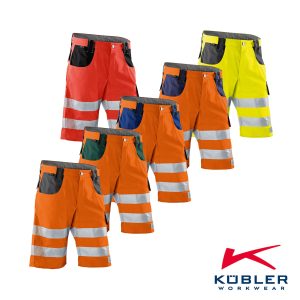 Kübler® REFLECTIQ Shorts | Warnschutz Klasse 1 | EN ISO 20471