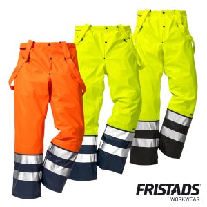 Fristads® High Vis Regenhose Kl. 2 2625 RS | EN 20471 | EN 343 | PFAS-frei