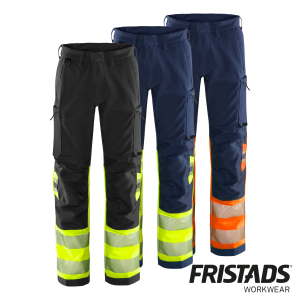 Fristads High Vis Green Stretchhose 2647 GSTP Kl. 1