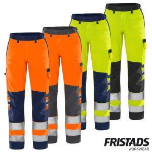 Fristads High Vis Green Damen Hose Kl. 2 2642 – nachhaltig & sichtbar