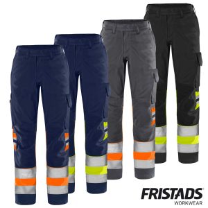 Fristads High Vis Green Damen Hose Kl. 1 2652 – nachhaltig