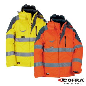 Cofra® Hi-Vis Winterjacke RESCUE | EN 342 & EN 20471 zertifiziert