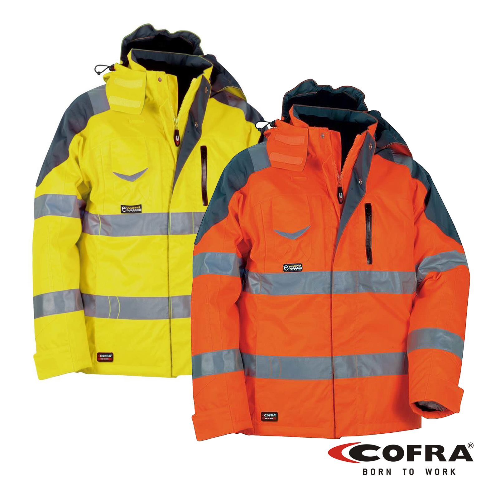 Cofra® Hi-Vis Winterjacke RESCUE | EN 342 & EN 20471 zertifiziert