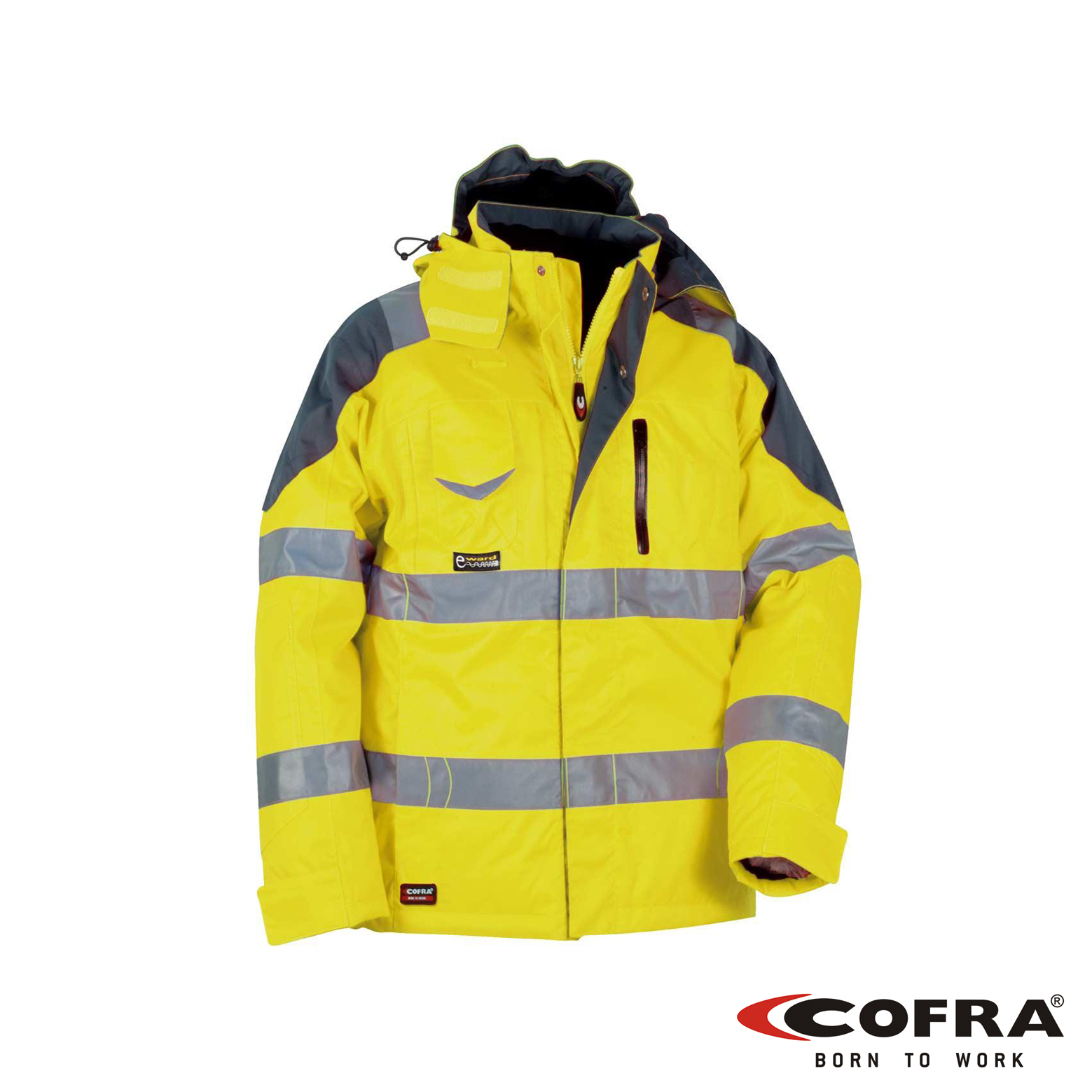 Cofra® Hi-Vis Winterjacke RESCUE | EN 342 & EN 20471 zertifiziert – Bild 4