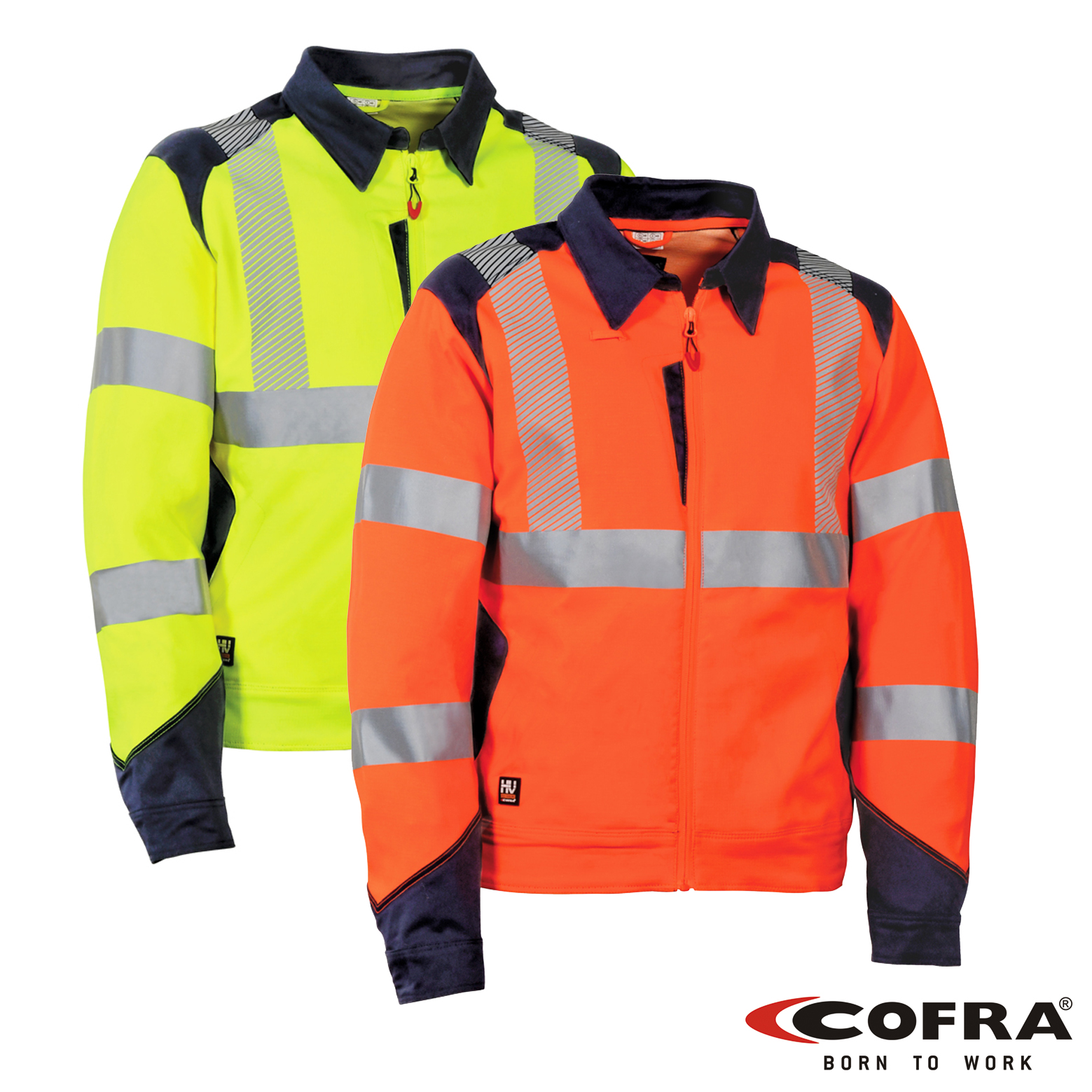 Cofra® Stretch Jacke ACARIGUA | EN ISO 20471 Warnschutzjacke – Bild 2
