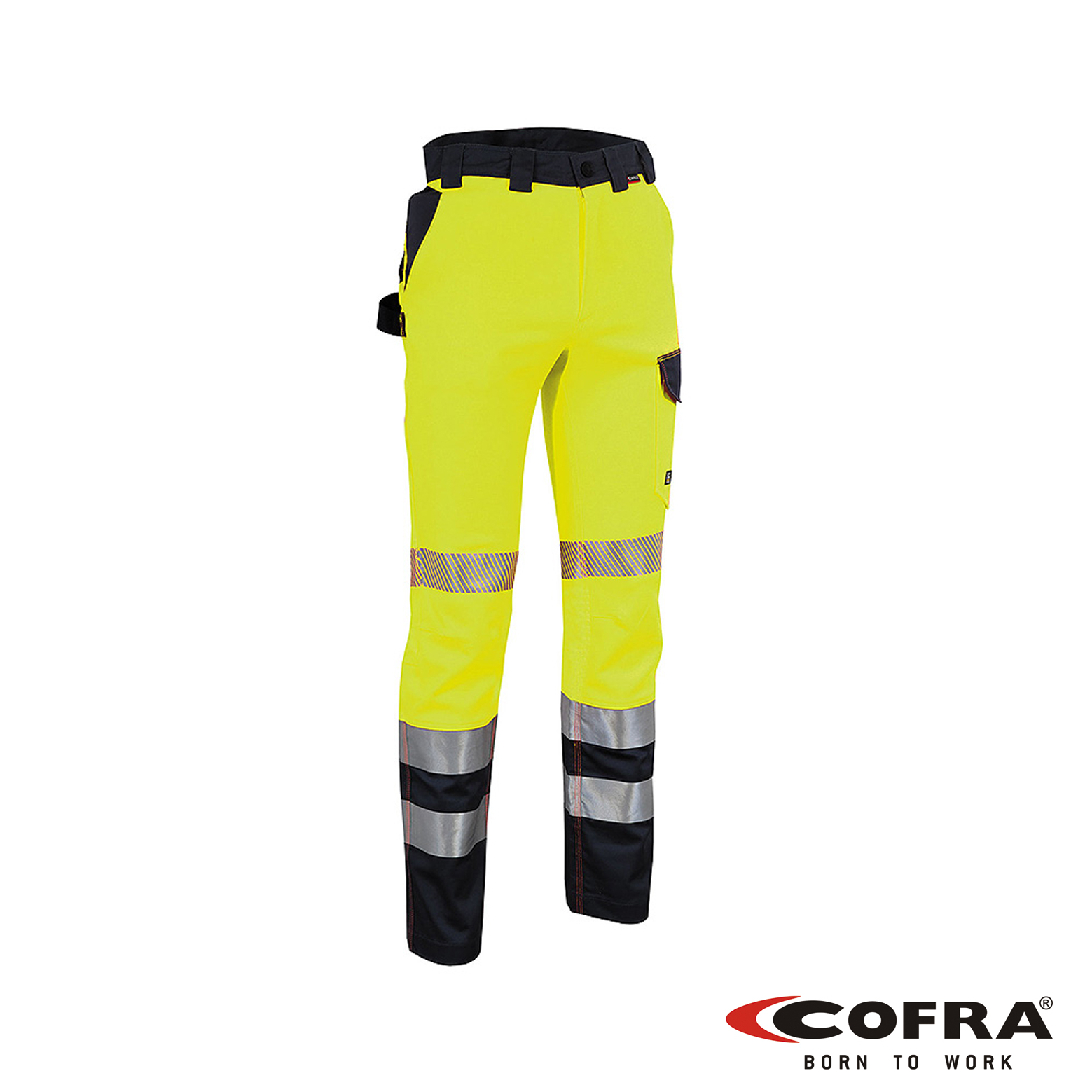 Cofra® Stretch Bundhose GUATIRE | EN ISO 20471 Warnschutzhose – Bild 4