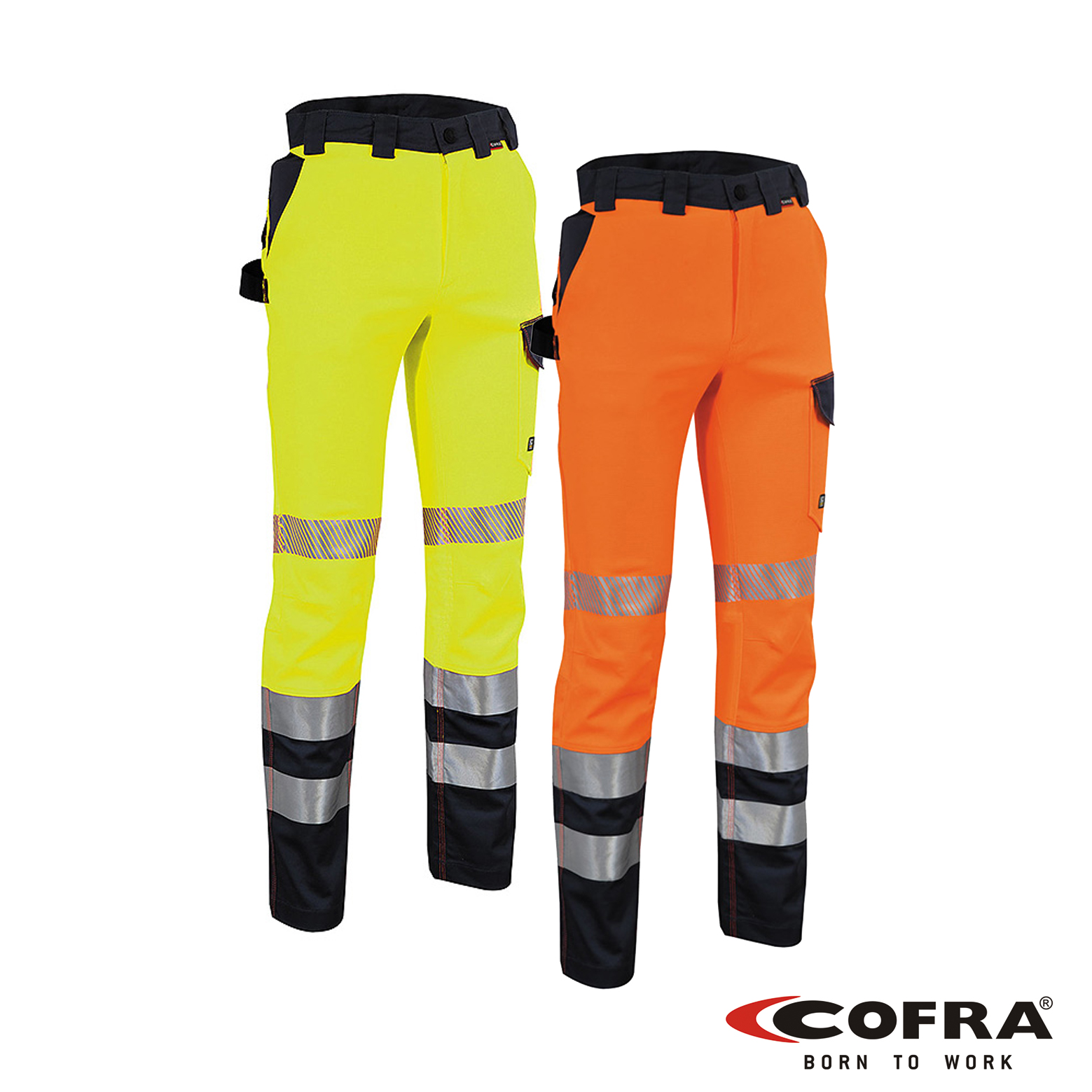 Cofra® Stretch Bundhose GUATIRE | EN ISO 20471 Warnschutzhose – Bild 2