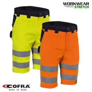 Cofra® Stretch Shorts BJUMA | EN ISO 20471 Warnschutz-Shorts