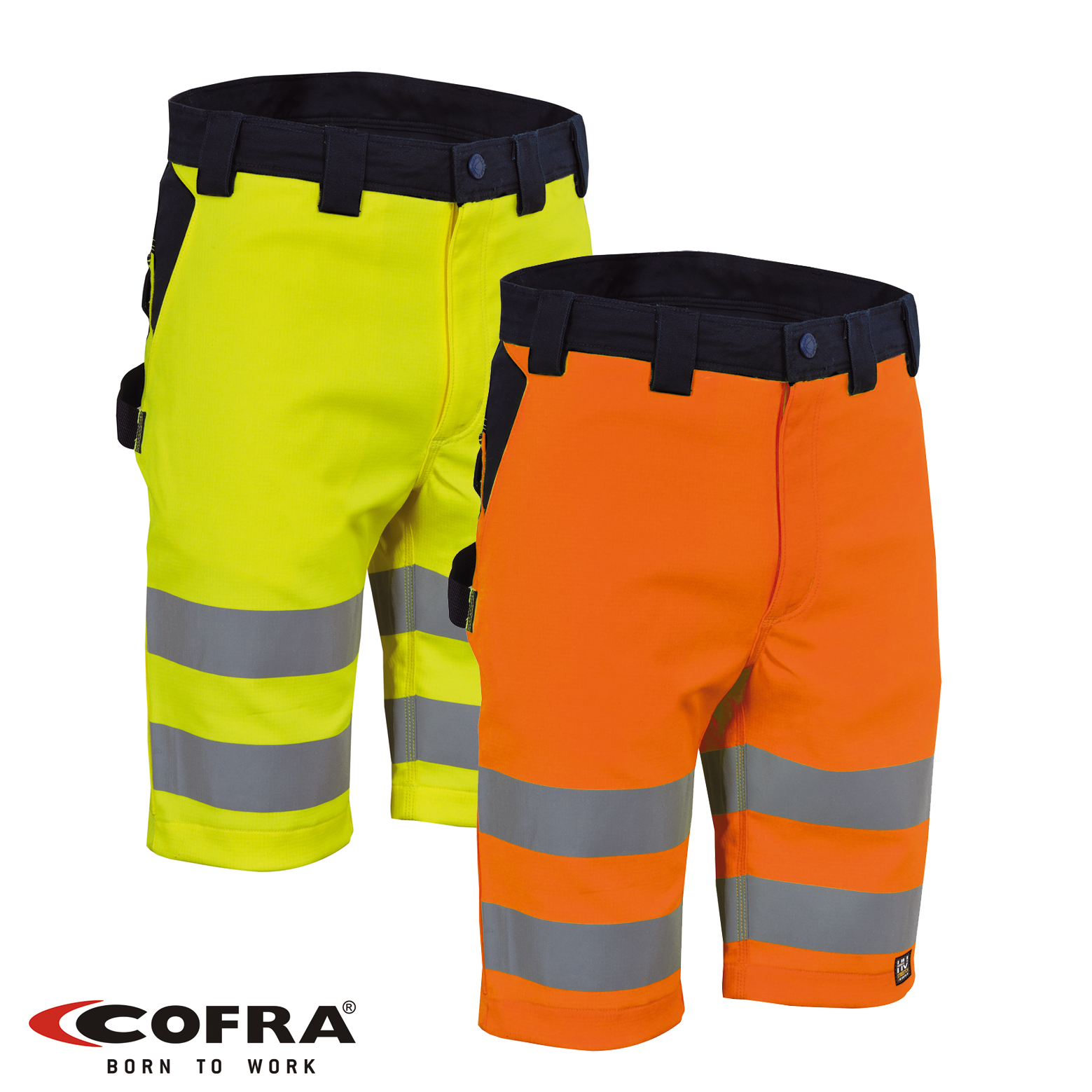 Cofra® Stretch Shorts BJUMA | EN ISO 20471 Warnschutz-Shorts – Bild 2