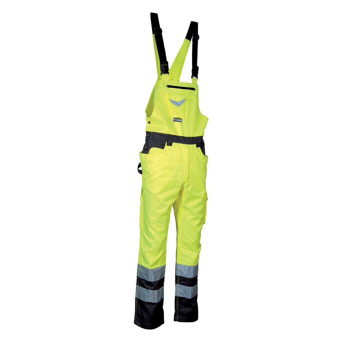 Cofra® Hi-Vis Latzhose BRIGHT | EN ISO 20471 Warnschutzhose – Bild 5