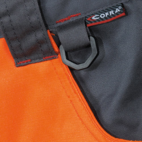 Cofra® Hi-Vis Latzhose BRIGHT | EN ISO 20471 Warnschutzhose – Bild 2