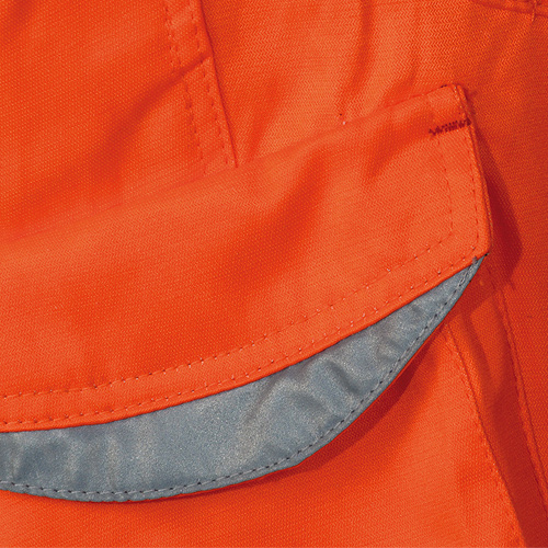 Cofra® Hi-Vis Latzhose BRIGHT | EN ISO 20471 Warnschutzhose – Bild 3