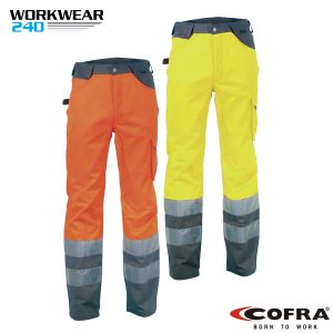 Cofra® Hi-Vis Bundhose RAY | EN ISO 20471 Warnschutzhose