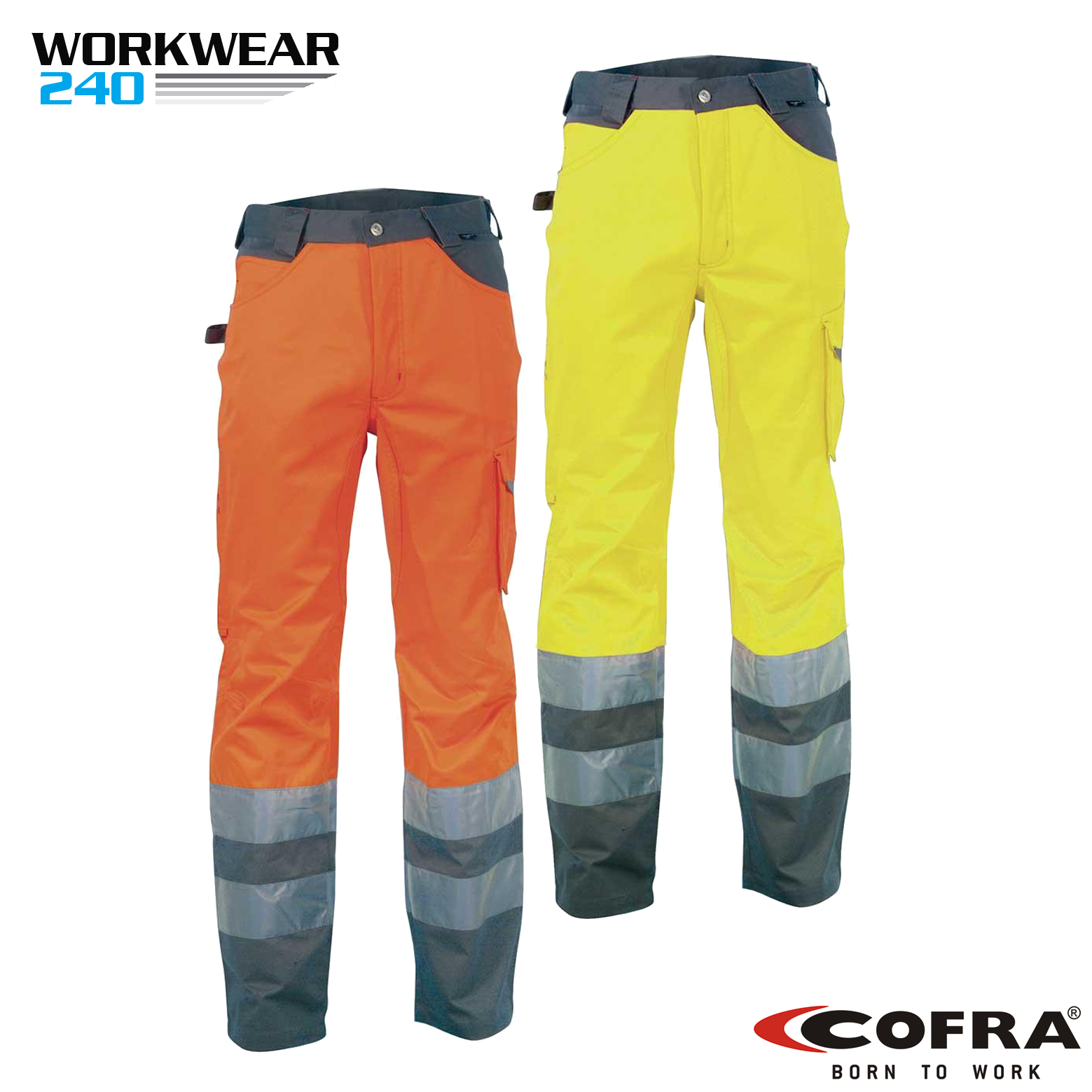 Cofra® Hi-Vis Bundhose RAY | EN ISO 20471 Warnschutzhose
