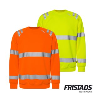 Fristads® Warnschutz Sweatshirt Kl. 3 7862 GPSW | High Vis, PFAS-frei
