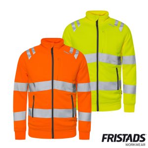 Fristads® Warnschutz Sweatjacke Kl. 3 7863 GPSW | High Vis, PFAS-frei