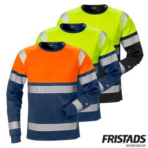 Fristads® High Vis T-Shirt Langarm Kl. 1 7519 THV – Warnschutz & UV-Schutz