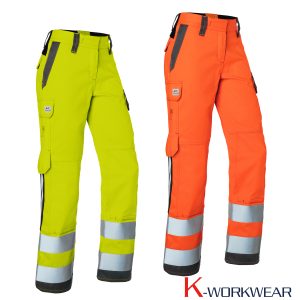Kübler® PROTECTIQ HIGH VIS Damenhose ARC2 | PSA 3 | Multinormschutz