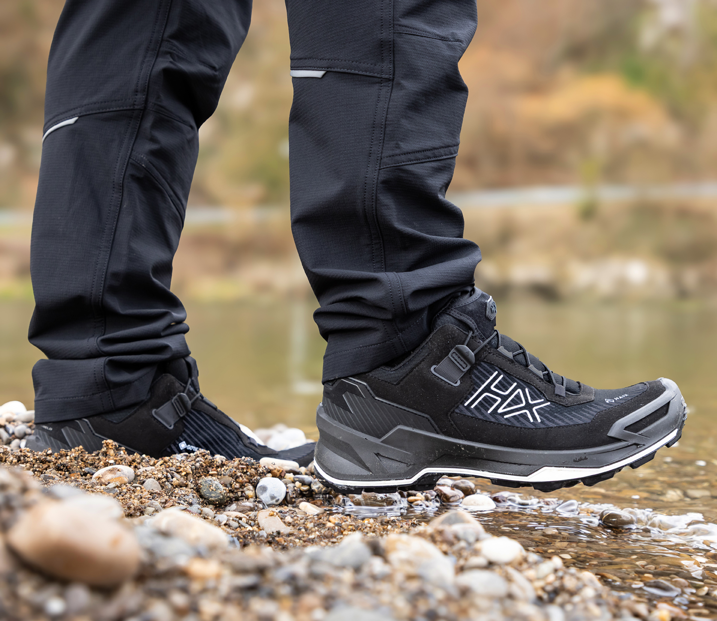 HAIX BLACK EAGLE EVO Adventure GTX low black-silver | + Haix Miniball – Bild 3