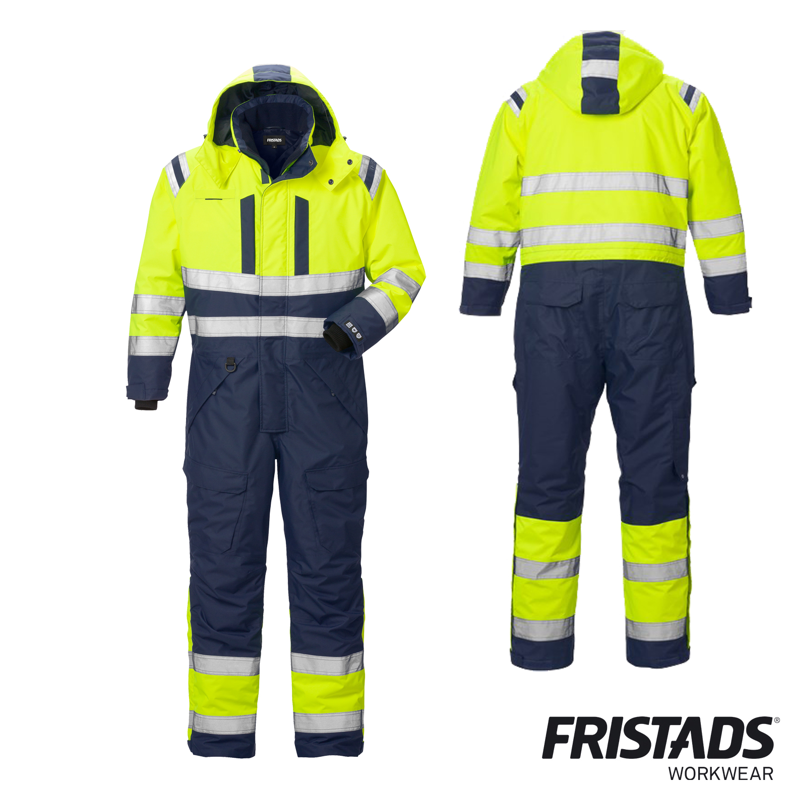 Fristads High Vis Airtech® Winteroverall 8015 GTT | Kl.3 Warnschutz – Bild 3