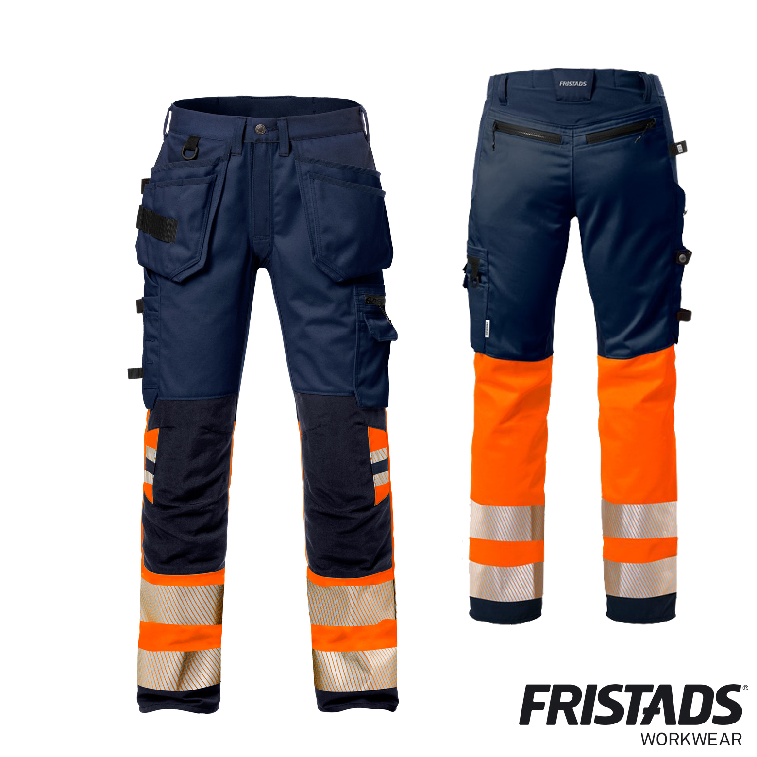 Fristads High Vis Handwerker Stretch-Hose 2706 PLU | Kl.1 – Bild 2