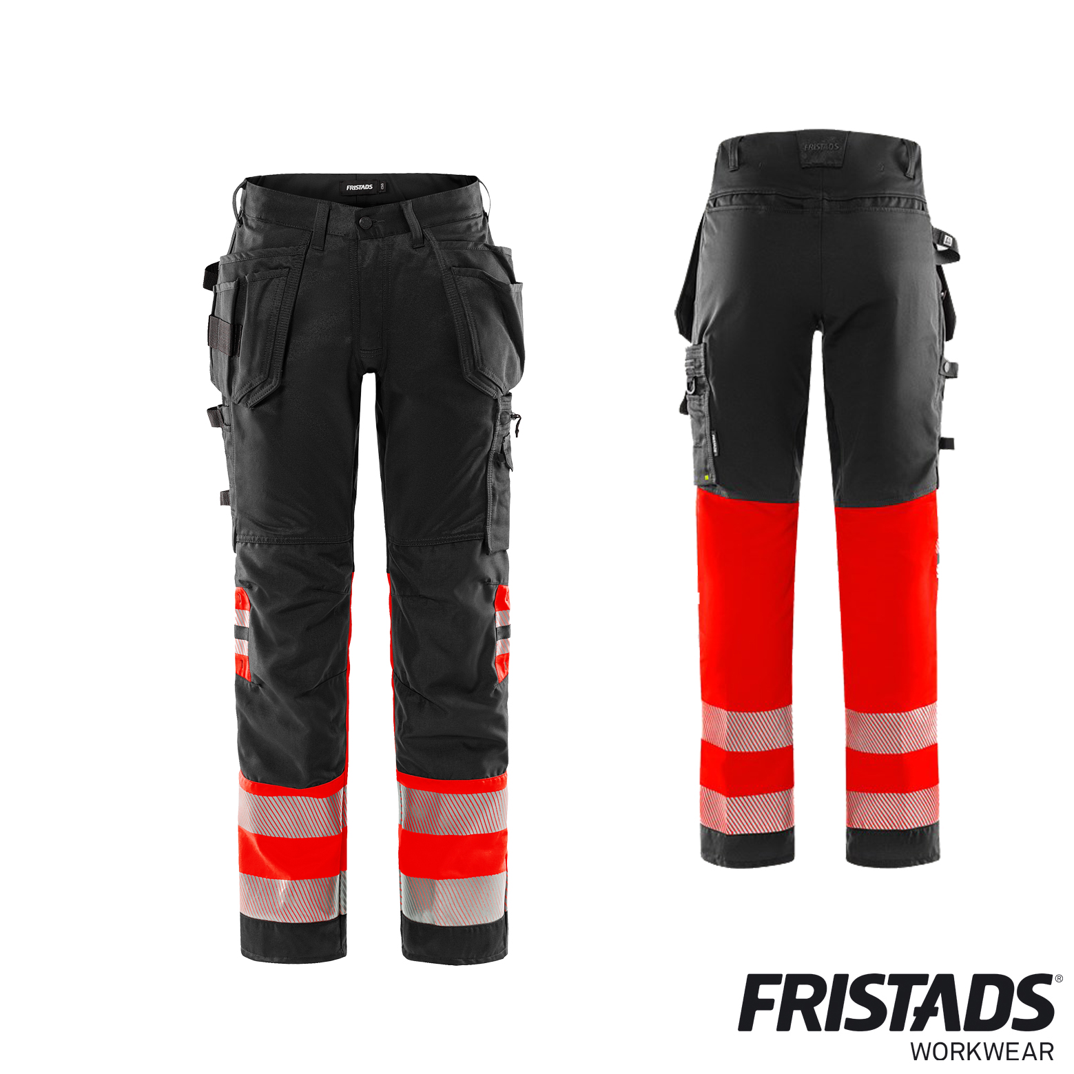 Fristads High Vis Handwerker Stretch-Hose 2706 PLU | Kl.1 – Bild 4