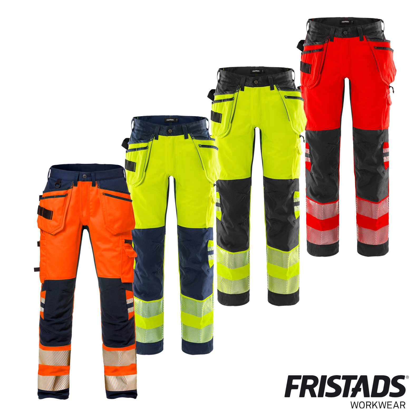Fristads High Vis Handwerker Stretch-Hose 2707 PLU | Kl.2