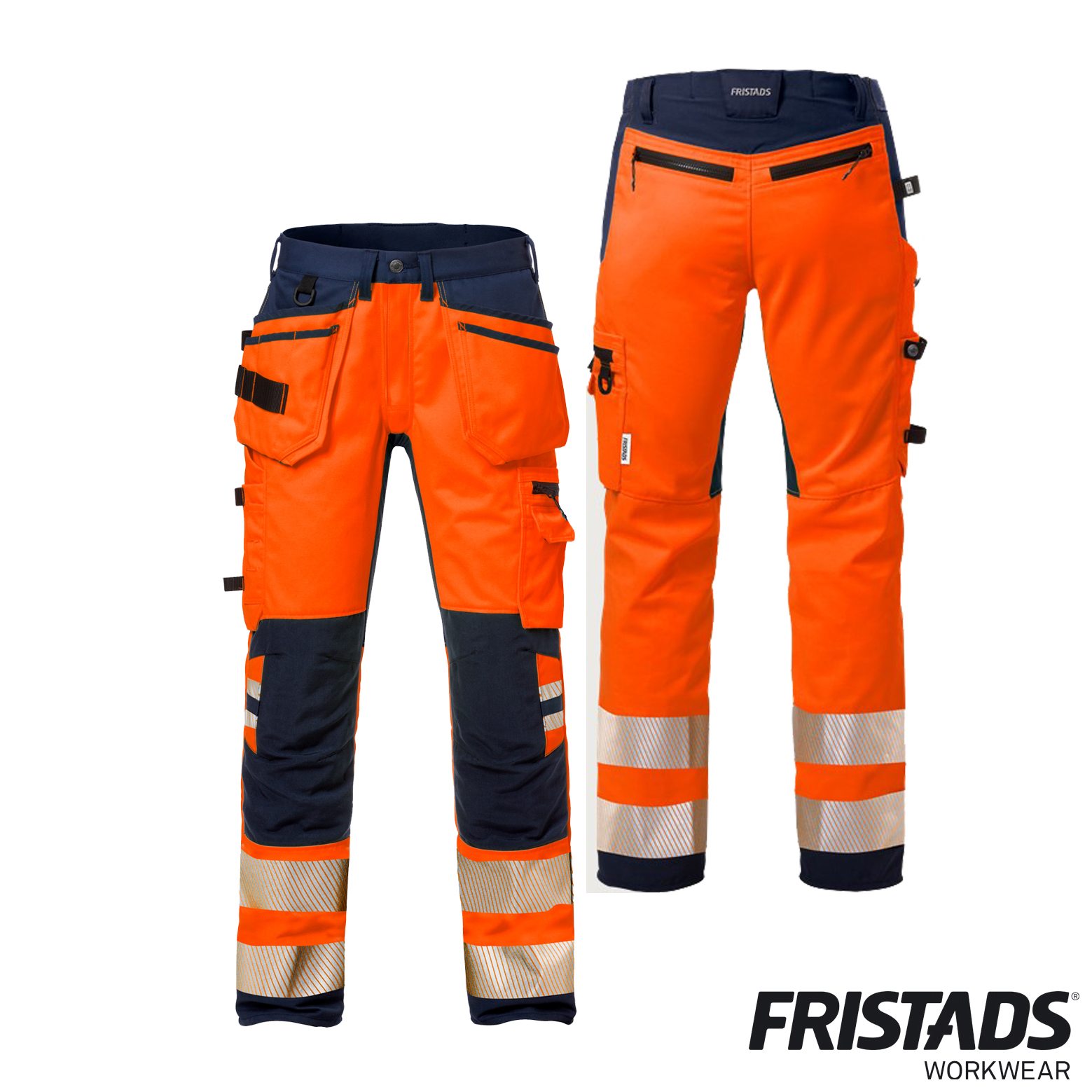 Fristads High Vis Handwerker Stretch-Hose 2707 PLU | Kl.2 – Bild 6
