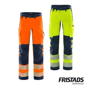Fristads High Vis Stretch-Hose 2712 PLU | Warnschutzhose Kl.2