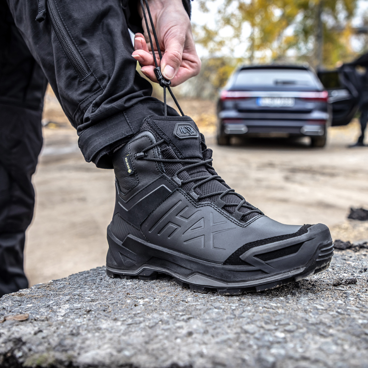 HAIX BLACK EAGLE EVO Tactical GTX mid/black – wasserdichter Einsatzstiefel – Bild 2