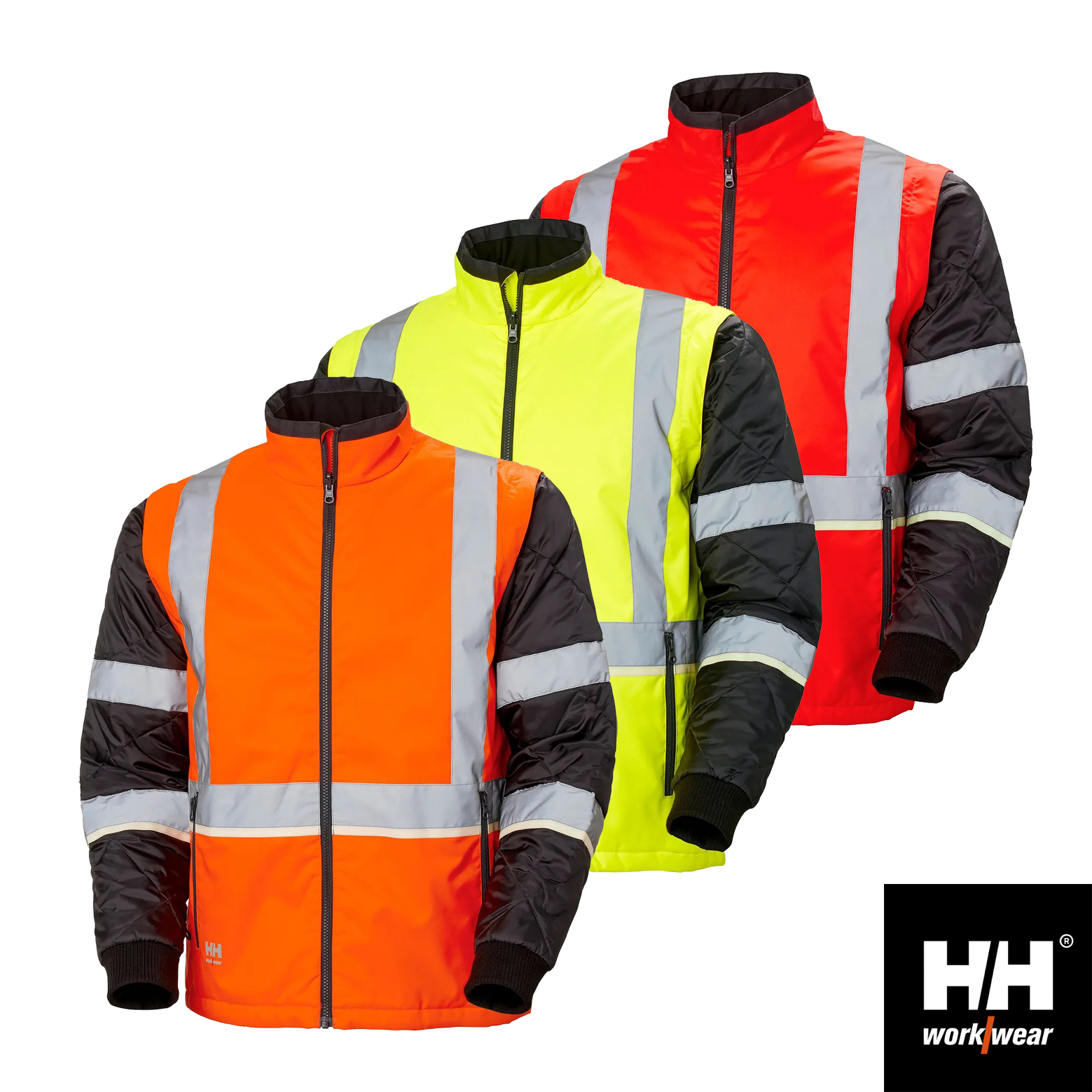 Helly Hansen UC-ME Hi Vis isolierte Jacke | Warnschutz Klasse 2
