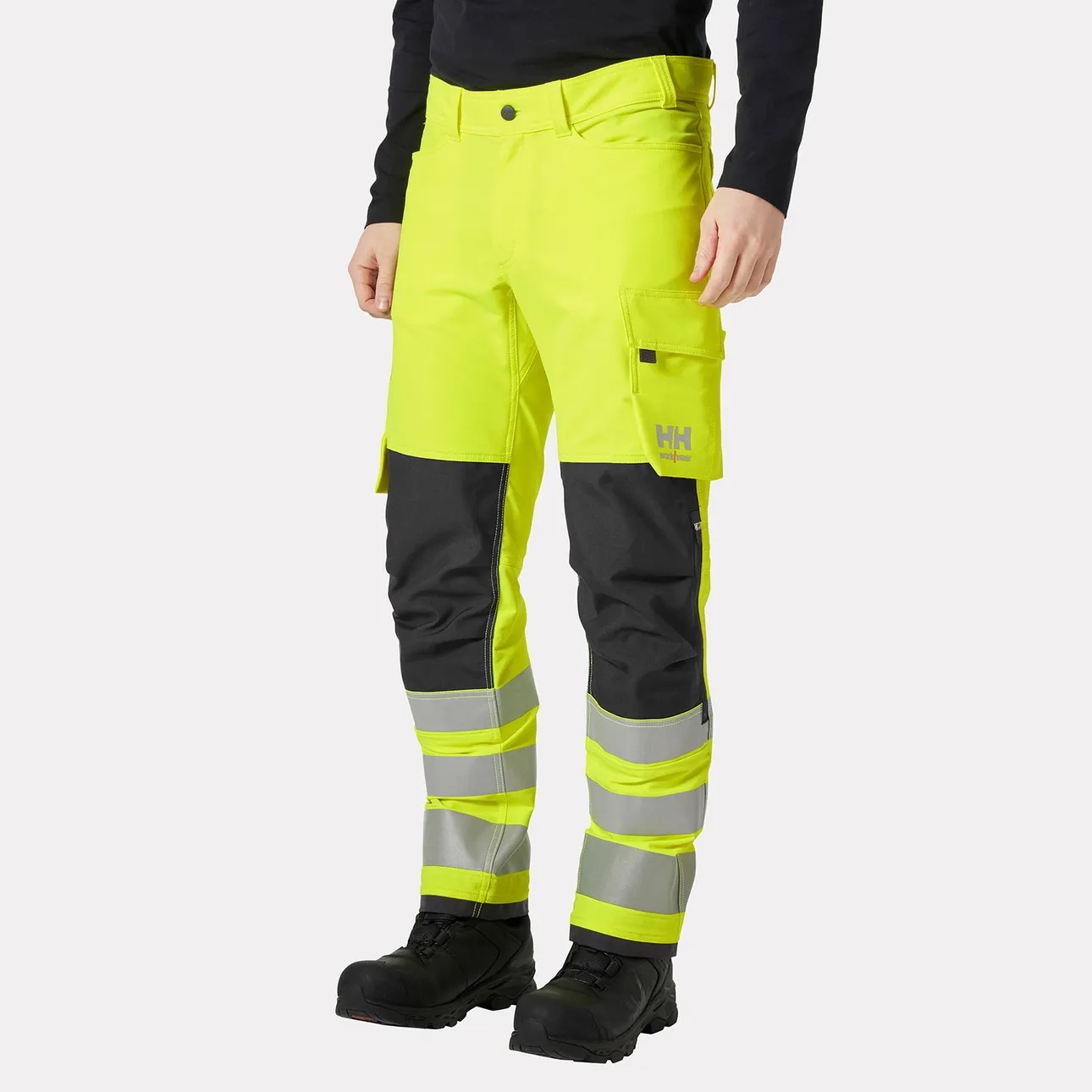 Helly Hansen Alna 4X Hi Vis Arbeitshose | Warnschutz Klasse 2 – Bild 3