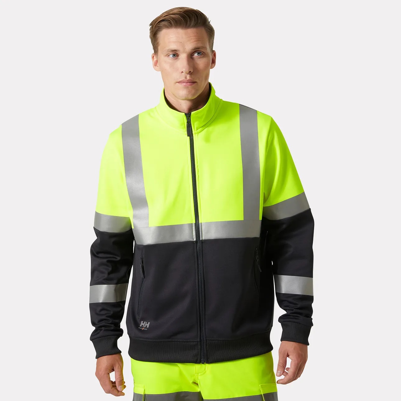 Helly Hansen Addvis Hi Vis Sweatjacke | Warnschutz Klasse 1 – Bild 2
