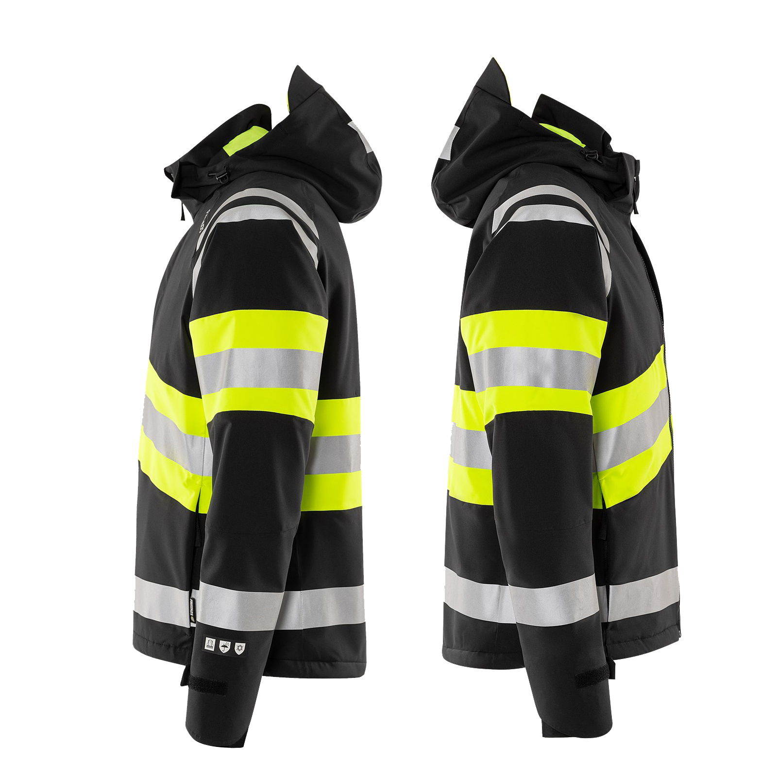 Fristads High Vis Green Stretch-Winterjacke Kl. 1, 4685 GLPS – Bild 4